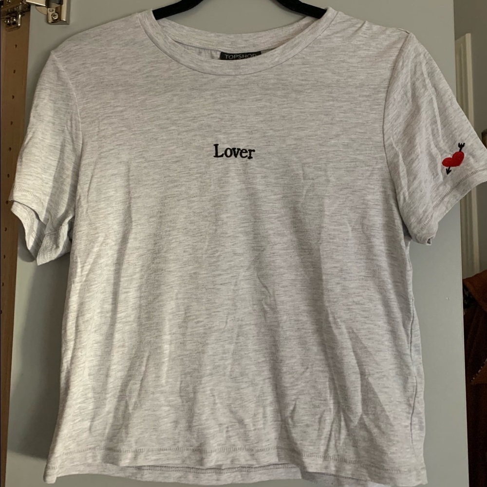TOPSHOP Embroidered Tee - Picture 1 of 3
